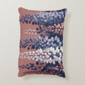 ネイビーとバラウィステリアエレガンス アクセントクッション (裏面(縦))