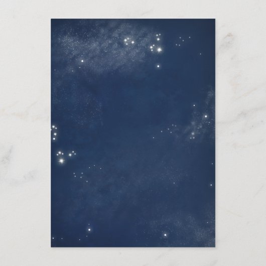 ネイビーとブルゴーニュのフローラ結婚ズ・インフォメーション・ゲスト エンクロージャーカード (裏面)