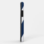 ネイビーとホワイトのストライプ Case-Mate iPhoneケース (裏面/右)