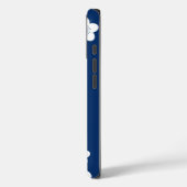 ネイビーとホワイトのiPhoneケース Case-Mate iPhoneケース (裏面 / 左)