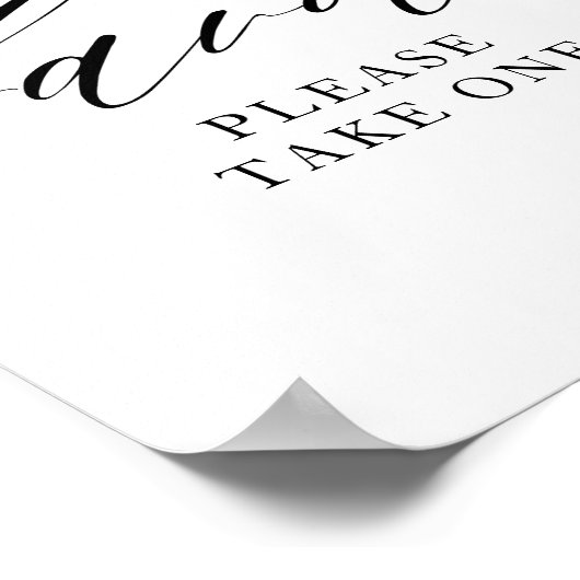 ネイビーとライトブルーのフローラは看板を支持 ポスター (角)