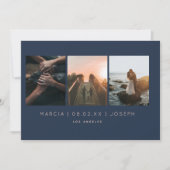 ネイビーと赤面3の写真 セーブザデート (正面)