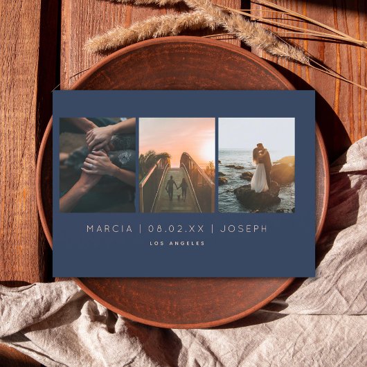 ネイビーと赤面3の写真 セーブザデート