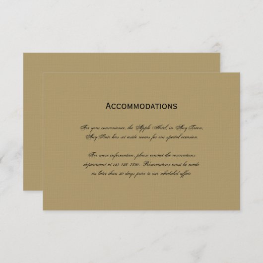 ネイビーと金ゴールドの結婚マスカレードの挿入カード エンクロージャーカード (正面/裏面)