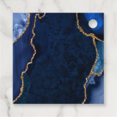 ネイビーと金ゴールドアゲート誕生日ありがとう フェイバータグ (裏面)