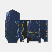 ネイビーと金ゴールドアゲート誕生日ありがとう フェイバーボックス (折り畳みなし)