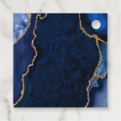 ネイビーと金ゴールドアゲートSweet sixteenありがとう フェイバータグ (裏面)