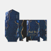 ネイビーと金ゴールドアゲートSweet sixteenありがとう フェイバーボックス (折り畳みなし)