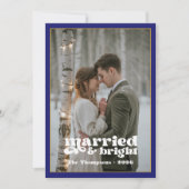 ネイビーと金ゴールドニューライウィズのクリスマス シーズンカード (正面)