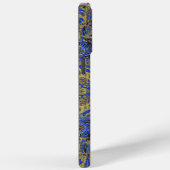 ネイビーと金ゴールドペイズリーピーコック Case-Mate iPhoneケース (裏面 / 右)