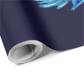 ネイビーのブルーベッタフィッシュ |水族館の恋人 ラッピングペーパー (ロールコーナー)