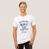 ネイビーの公式イースターエッグハントTシャツ 名前入り トライブレンドTシャツ (正面全面)