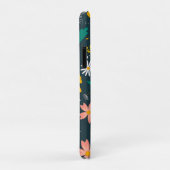 ネイビーの花園の幻想的な春のパターン Case-Mate iPhoneケース (裏面/右)