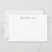 ネイビーはっきりしたブルーレッドストライプブライダルシャワー サンキューカード (正面)