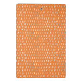 ネイビーはっきりしたラスト抽象芸術級植物学モノグラム ミニクリップボード (裏面)