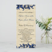 ネイビーアイボリーヴィンテージフローリ結婚ッシュ プログラム (スタンド正面)