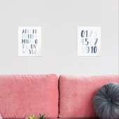 ネイビーアルファベットとナンバーズ教育教室 (リビング)