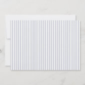 ネイビーアンカーグレー ストライプ 結婚記念日 招待状 (裏面)