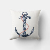 ネイビーアンドコーラルいかりビーチ結婚式 クッション (裏面)