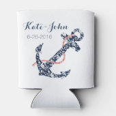 ネイビーアンドコーラルいかりビーチ結婚式 缶クーラー (裏面)