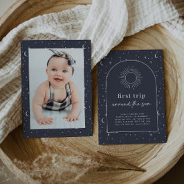 ネイビーアーチ第1回のまわりに日撮影招待状 招待状