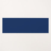 ネイビーインディゴ無地のカラー |おクラシックよびエレガント ヨガマット (正面(横))