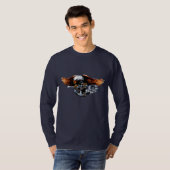 ネイビーイーグルアンカー Tシャツ (正面フル)