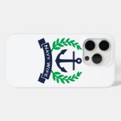 ネイビーウィットいかり Case-Mate iPhoneケース (裏面 (横))