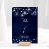 ネイビーウッドメイソンジャースライツ結婚ズ テーブルナンバー