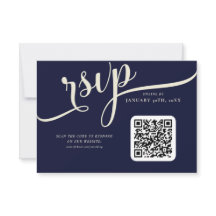 ネイビーエレガントブルーとクリームチューリップ結婚ズ