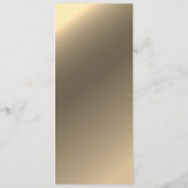 ネイビーエレガントブルーと金ゴールド卒業 メニュー (裏面)