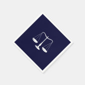 ネイビーエレガントブルー スタンダードカクテルナプキン (角)