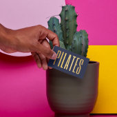 ネイビーエレガントブ・ブルーと金ゴールドの枕 名刺