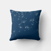 ネイビーエレガントホワイト落下ダンデロンクッション クッション (裏面)