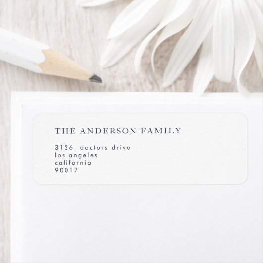 ネイビーエレガントホワクラシックイ結婚ト ラベル (インサイチュ)