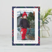 ネイビーエレガントレッド・グリーンタータンチェックプライド写数々の真 シーズンカード (スタンド正面)