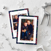 ネイビーエレガントレッド・グリーンタータンチェックプライド写数々の真 シーズンカード