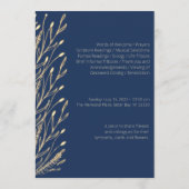 ネイビーオリーブリーフ2葬儀記念事業 プログラム (裏面)