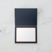 ネイビーオレンジブーケバラ&クロッカスゲー カード (内部)