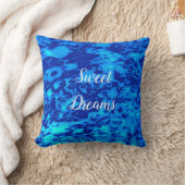 ネイビーカスタマイズ深いフレッシュ海水 クッション (ブランケット)