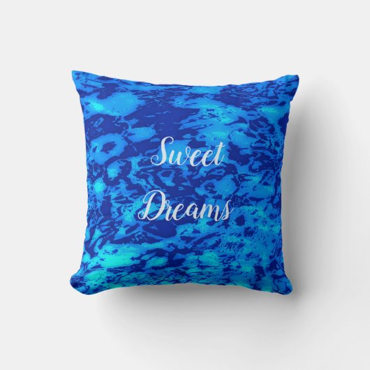 ネイビーカスタマイズ深いフレッシュ海水 クッション (正面)