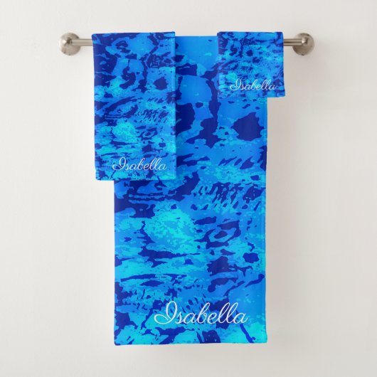 ネイビーカスタマイズ深いフレッシュ海水 バスタオルセット (インサイチュ)