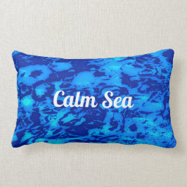 ネイビーカスタマイズ深いフレッシュ海水 ランバークッション