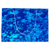 ネイビーカスタマイズ深いフレッシュ海水 ラージペーパーバッグ (裏面)