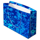 ネイビーカスタマイズ深いフレッシュ海水 ラージペーパーバッグ (裏面アングル)