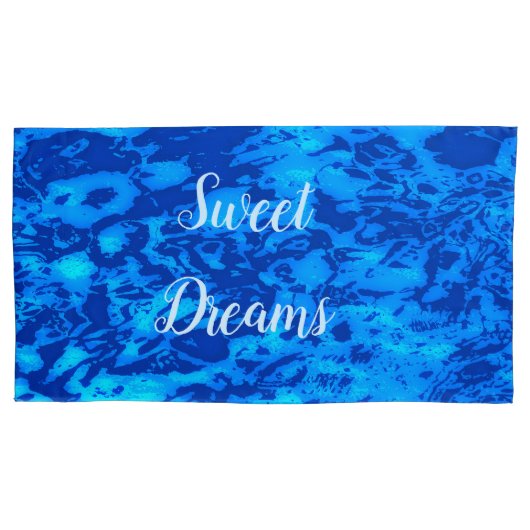 ネイビーカスタマイズ深いフレッシュ海水 枕カバー (正面左)