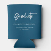 ネイビーカスタムブルー・アンド・ホワイト卒業党 缶クーラー (裏面)