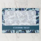 ネイビーカモフラージュ ペーパーパッド (正面)