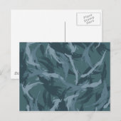 ネイビーカモフラージュ ポストカード (正面/裏面)