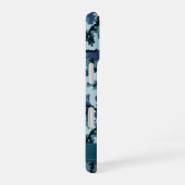 ネイビーカモフラージュ iPhone 16ケース (右側面)